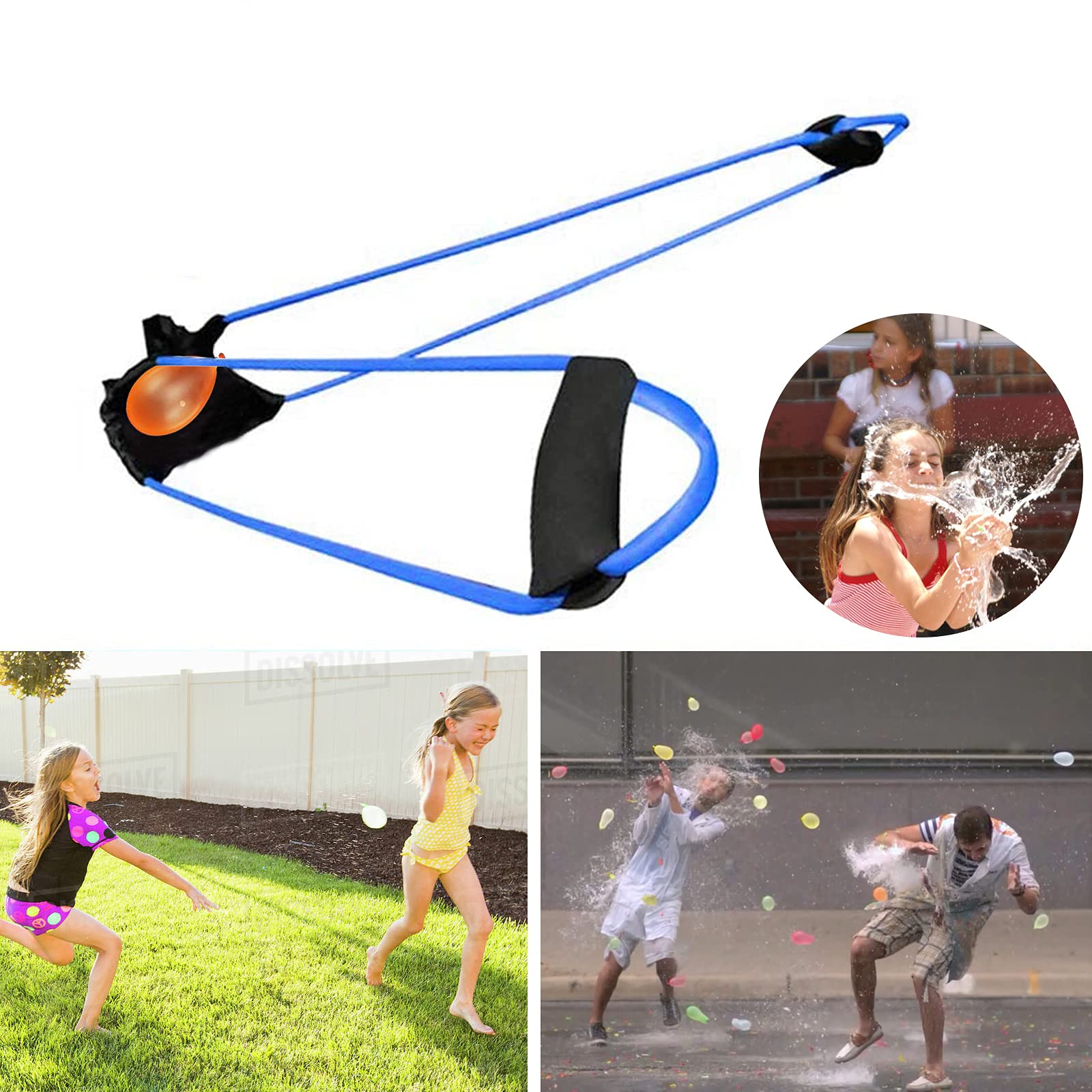 Buy Water Balloon Launcher Slings for Adults 500 Yards Range Water Bomb Sling Set and Tote Bag