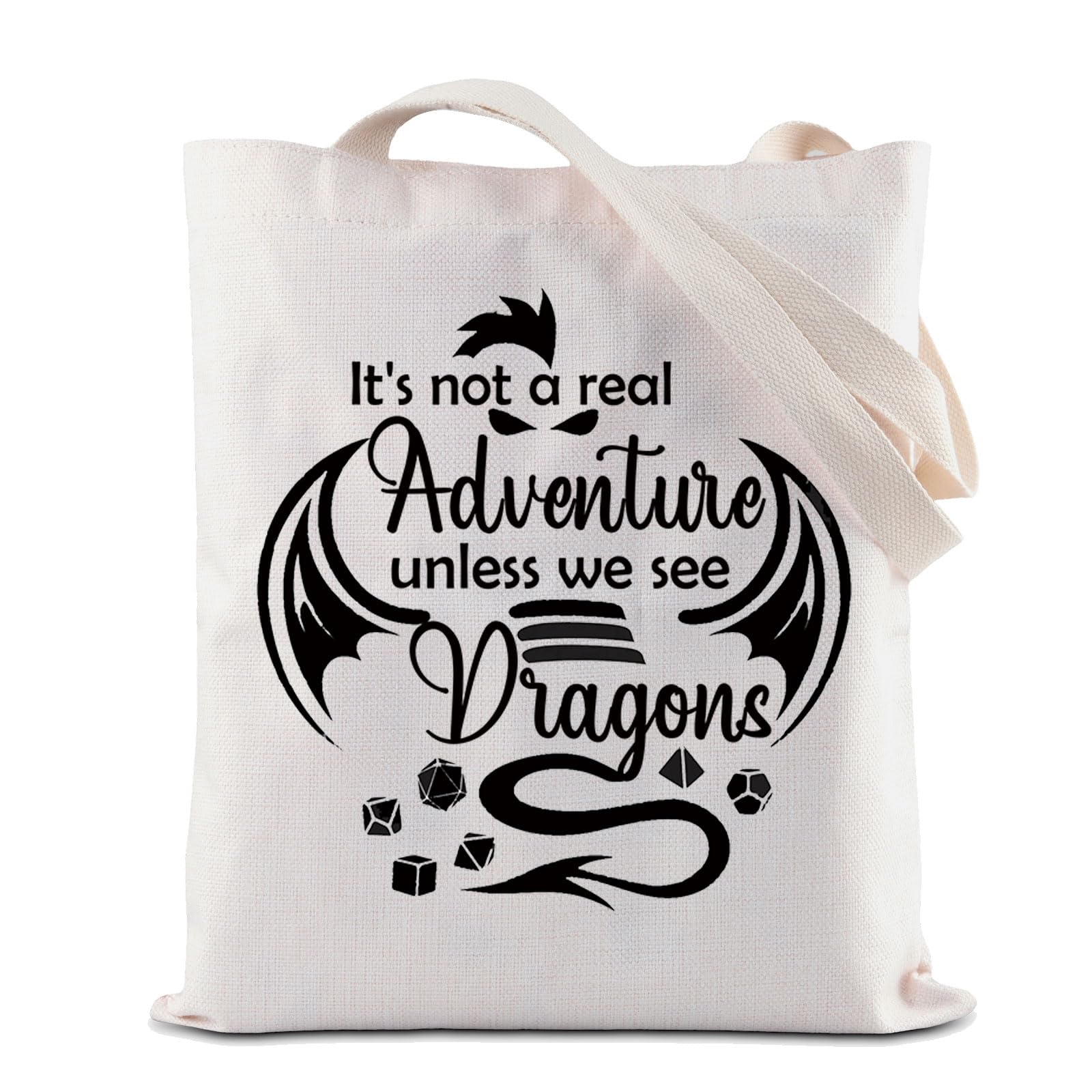 ZJXHPO Dragon Reusable Grocery Shopping Bag Dice Shoulder Bag Dice And Dragon Shopping Bag