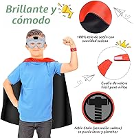 Vista 4 de Roko Juguetes para niños de 3 a 10 años, capas de superhéroe para niños, disfraces de fiesta, suministros de fiesta, regalos de Navidad, regalos