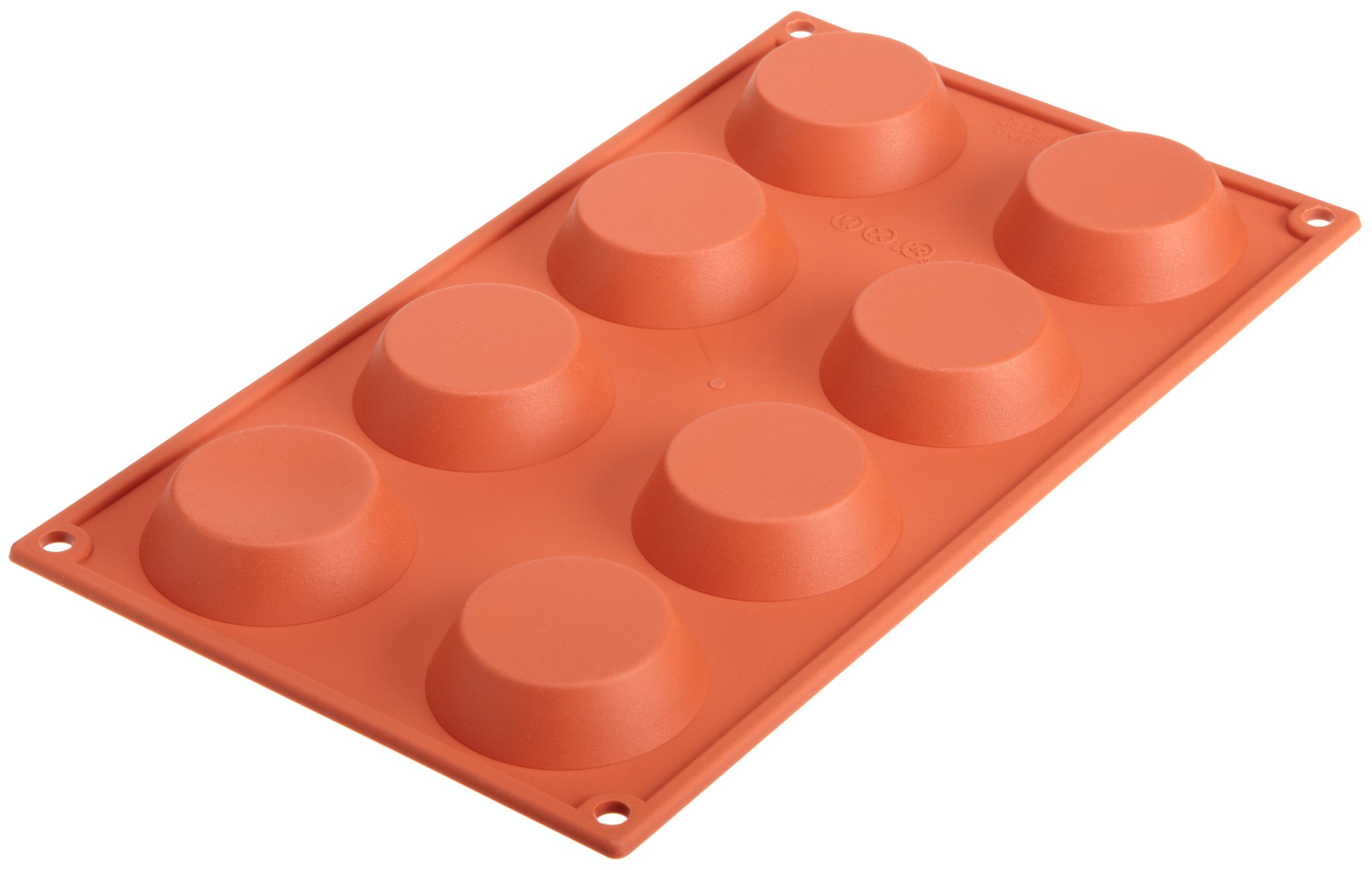 Silikomart 2933700 Stampo 8 Tartellette, 60 x 17 mm