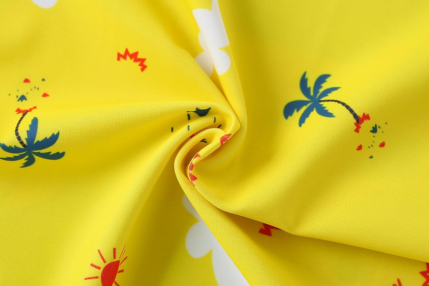 AIWUHE Toddler Boys Swimsuit Set Rash Guard Boys' Swimwear Two Piece Bathing Suit and Swim Trunk with Hat UPF 50+ 3-8Y - Image 7