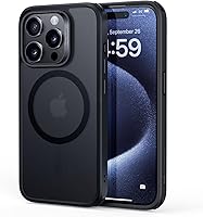 Vista 38 de ESR Serie Cloud Funda para iPhone 15 Pro con MagSafe, soporta carga magnética, delgada, de silicona líquida, absorción de golpes, protección