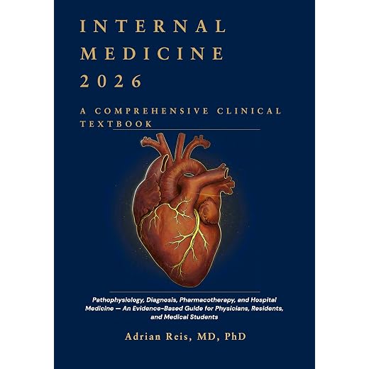 Internal Medicine 2026: A Comprehensive Clinical Textbook: Pathophysiology, Diagnosis, Pharmacotherapy and Hospital Medicine - An Evidence-Based Guide for Physicians, Residents and Medical Students