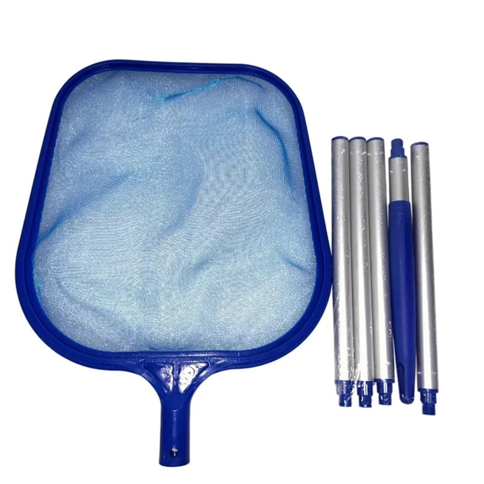 Red desnatadora for Piscina con 5 Secciones de Poste Aluminio 64'', Hoja limpiadora Piscinas, spas, jacuzzis y Fuentes para Estanque