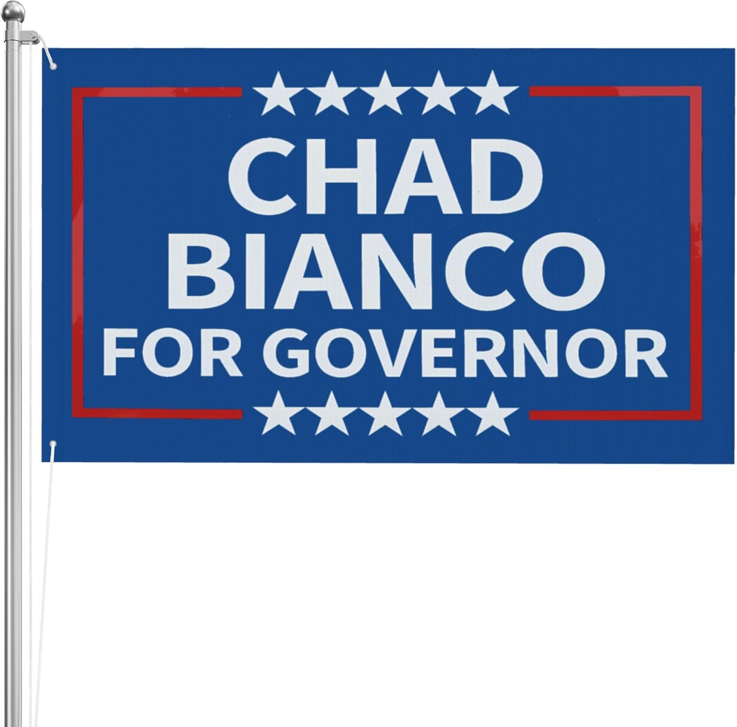 Bianco for Governor 2026 Flag 5x8 Feet Support Chad Bianco Garden Flags for Outside Double Sided 3-Ply Yard Signs Decor