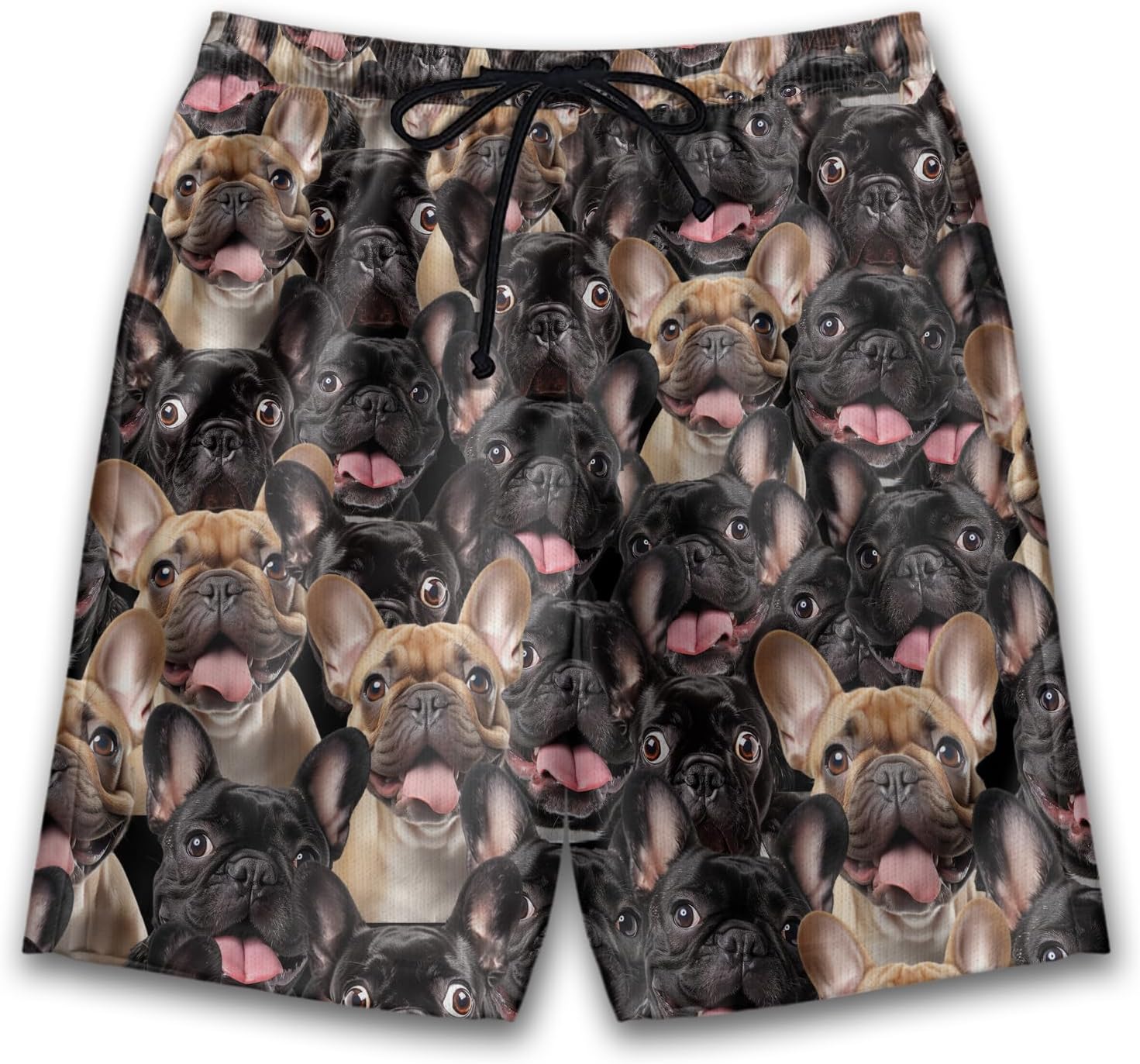 Pet Dog Mens Swim Trunks - Dog Lover Hawaiian Mens Shorts Casual - Summer Drawstring Beachwear Shorts PA43