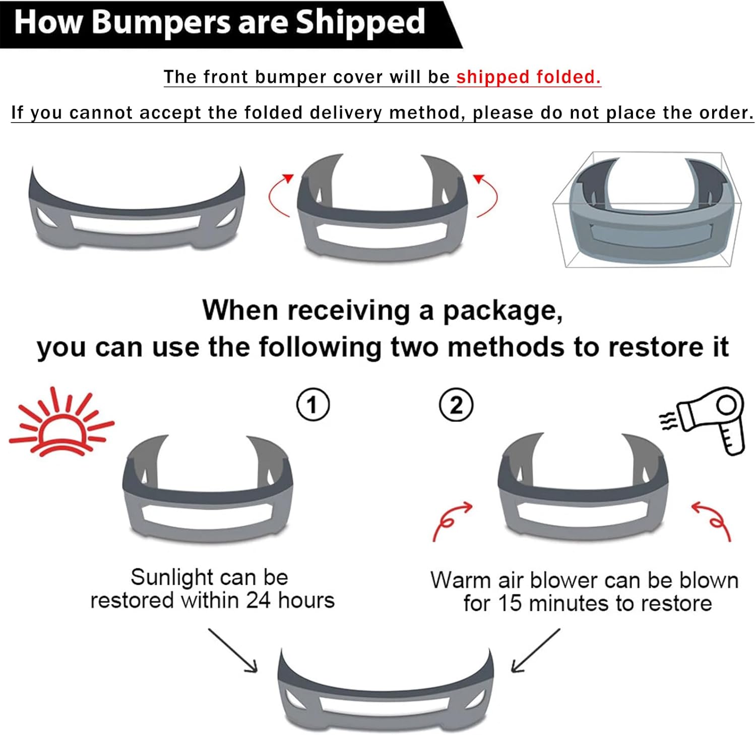 Bewild Front Bumper Body Assembly Fit For 2018 2019 2020 Toyota Camry SE/XSE Front Bumper Grille Assy + Foglights Cover + Radiator Support Cover Replacement 13pcs Kit