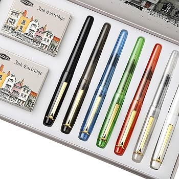 Amazon.com : GC QUILL Calligraphy Set Fountain Pens 7
