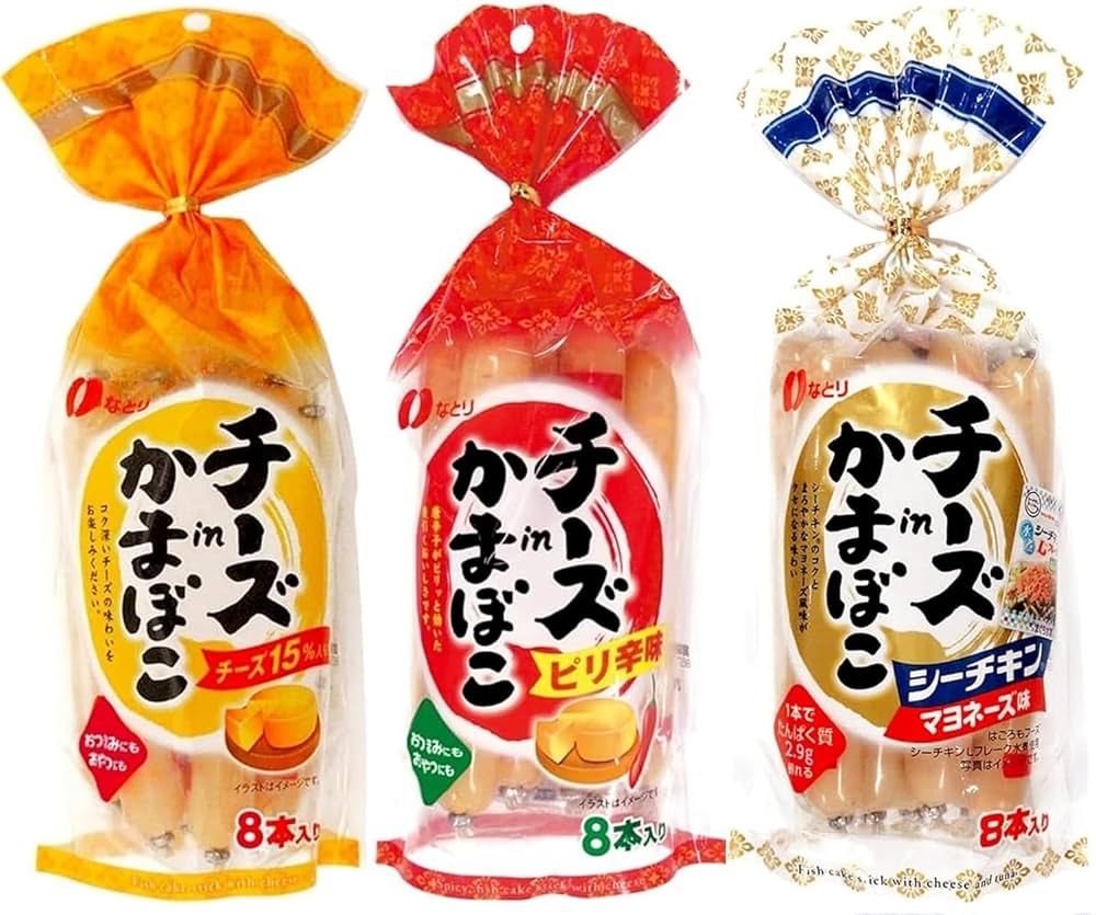 Amazon | チーズ in かまぼこ 3種セット(ピリ辛味 シーチキン