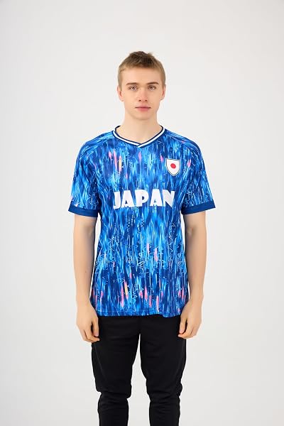 [HANLIDA] 成人用 サッカーユニフォーム 半袖 T シャツ トレーニングウェア 速乾 通気性 男女兼用 - 4