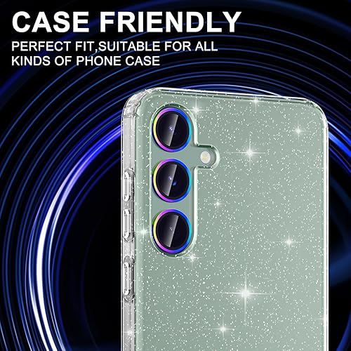 Vista 1131 de para Samsung Galaxy Z Flip 7 Protector de Lente de Cámara, Cubierta de Lente de Vidrio Templado con Anillo de Metal Individual, [Fuerte Adhesión] 1