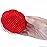 Hair Scalp Brush Dandruff Cleaning Brush Shower Scalp Shampoo Brush Scalp Massager Pack of 4 (Black and red)