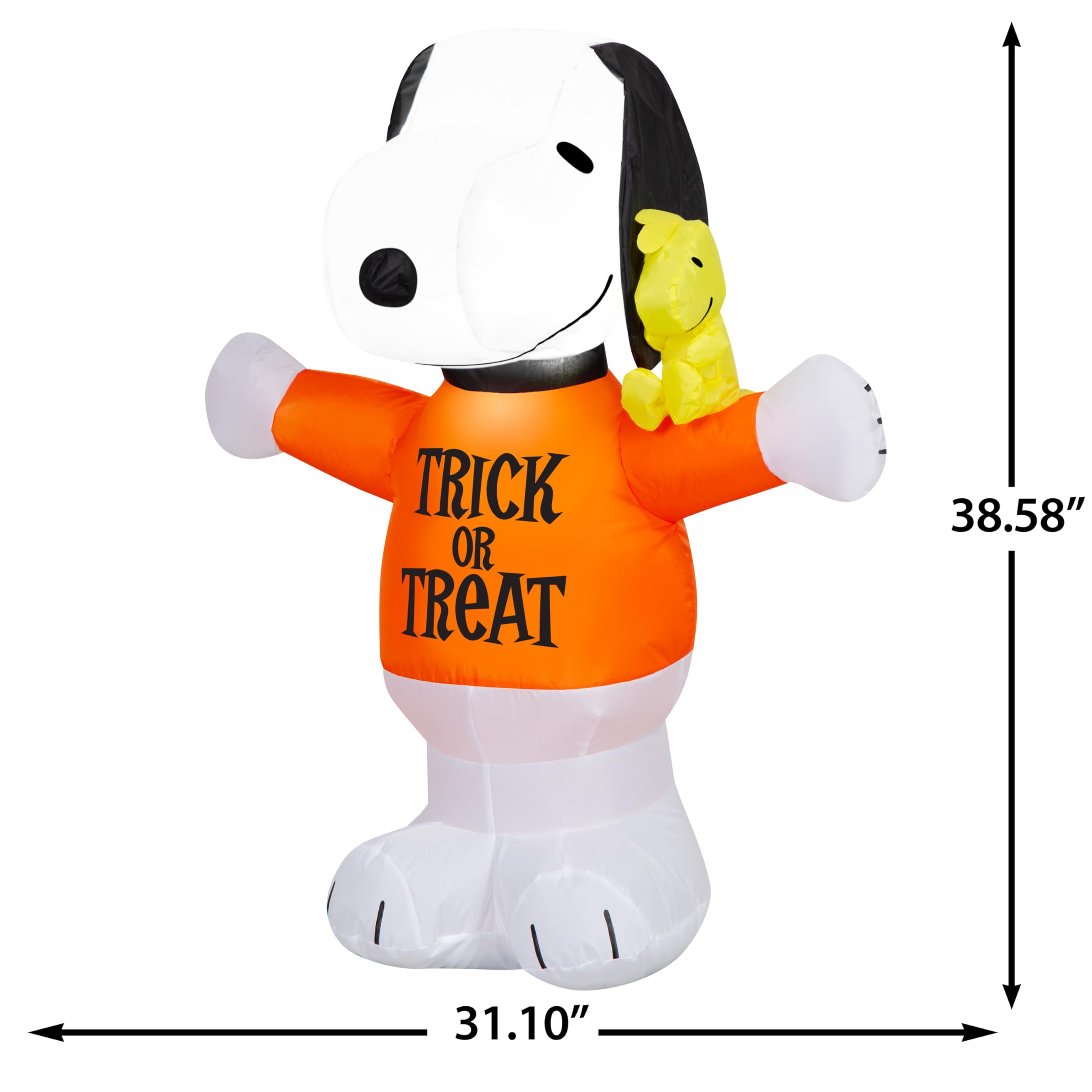 Amazon.com: Gemmy Snoopy Halloween Inflatable, 3 Ft Tall Lighted
