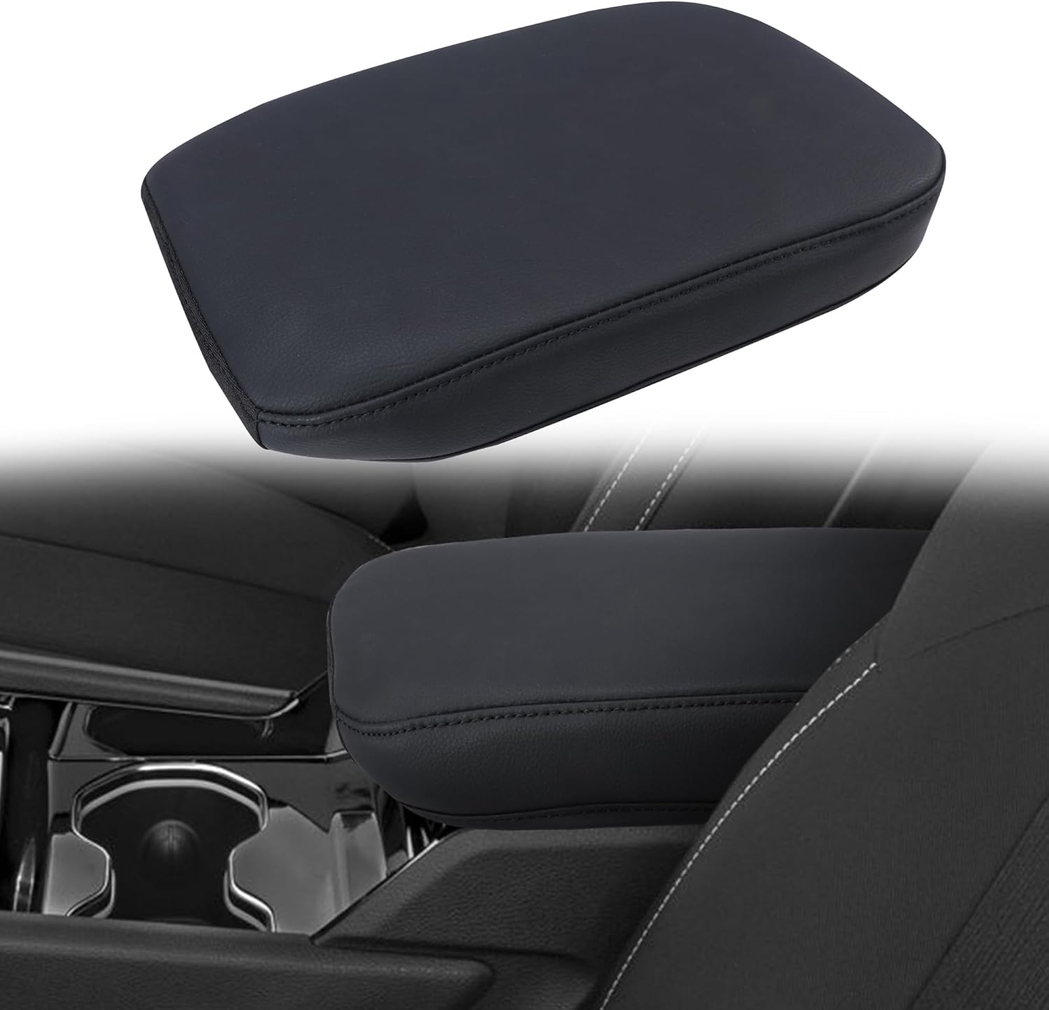 Youloveit Center Console Armrest Cover Custom Fit 2020 2021 2022 2023 2024 2025 2026 Kia Telluride Accessories Leather Armrest Protector Soft Cushion Cover Anti-Scratch