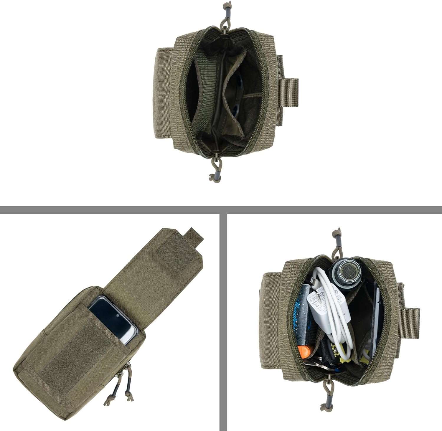 EXCELLENT ELITE SPANKER Tactical EDC Pouch Molle Utility Pouches Phone Holster Pouch Waist Bag Tool Pouch for Molle Accesssories - Image 5