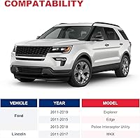 Vista 3 de Interruptor de Limpiaparabrisas Compatible con Ford - 2011-2019 Explorer, 2011-2015 Edge, 2013-2018 Police Interceptor Utility, 2011-2017 Lincoln