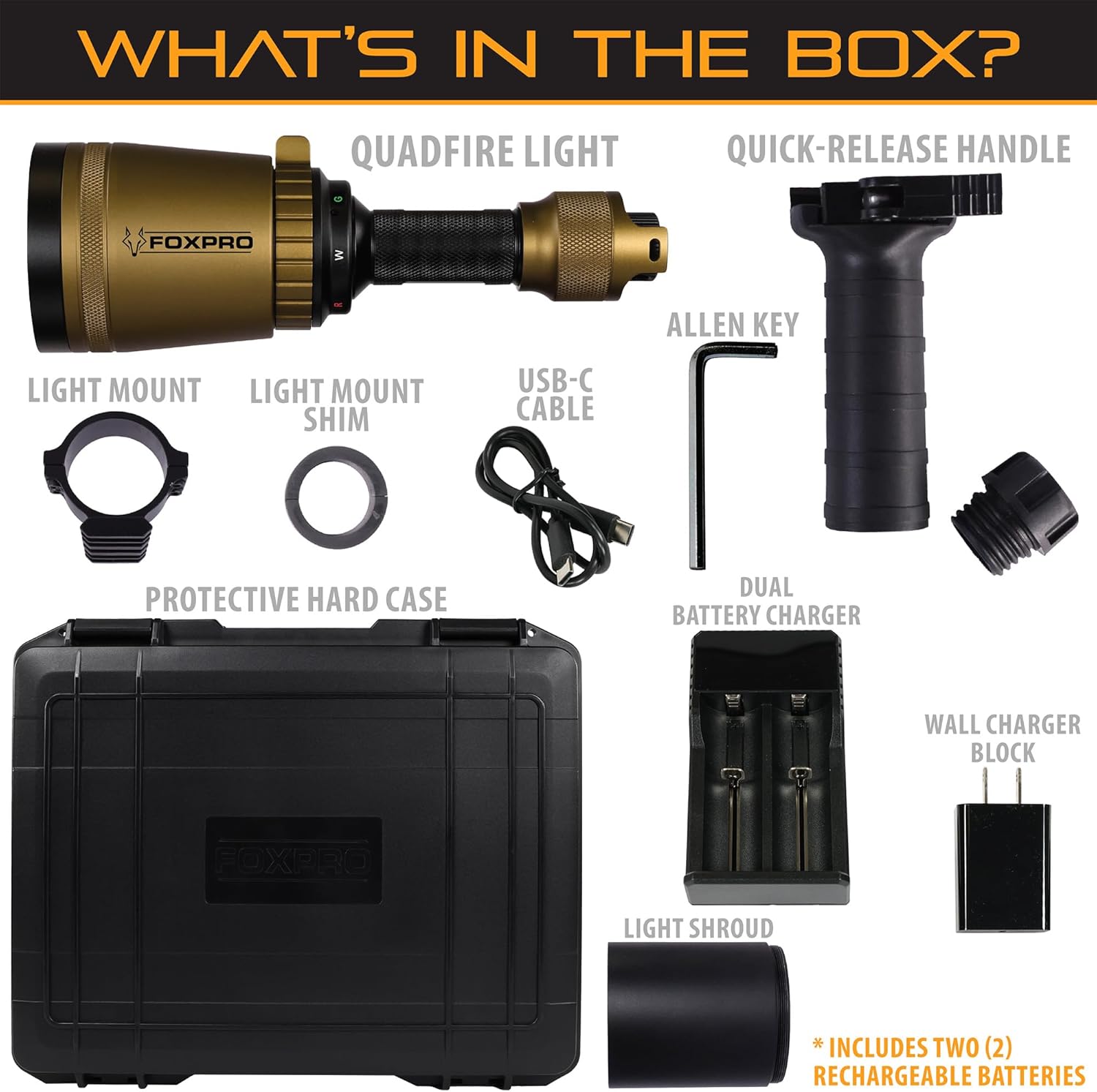 FOXPRO Quadfire Scan Light