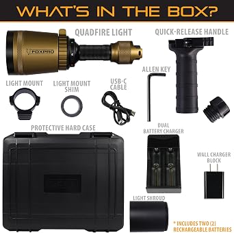 FOXPRO Quadfire Scan Light