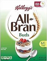 Vista 3 de Kellogg's All-Bran Buds Cereal, caja de 22 onzas (paquete de 2) con cuenco de cereales By The Cup