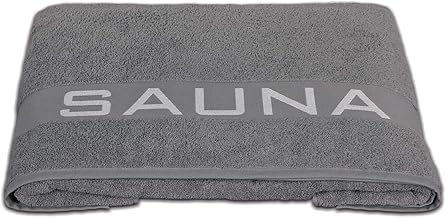 Delindo Lifestyle Colares Sauna Towel, XXL Terry Towelling Sauna Towel for Men and Women, Cotton, Anthracite, 80 x 200 cm