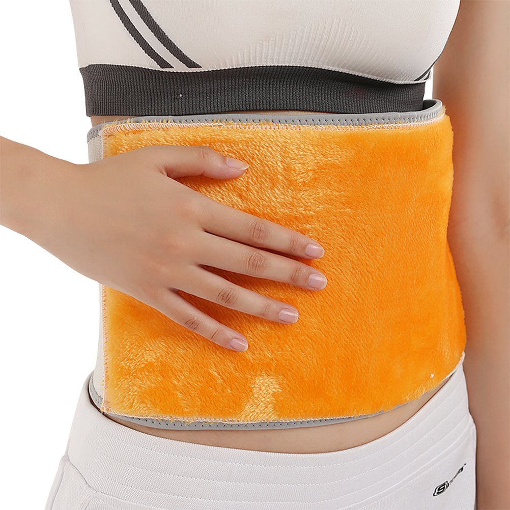 VORCOOL Men Women Winter Thicken Thermal Plush Waist Warmer Lumbar Support Belt Cozy Warm Abdominal Protector Stomach Body Wrap Band Back Brace Kidney Binder Size XL - Image 3