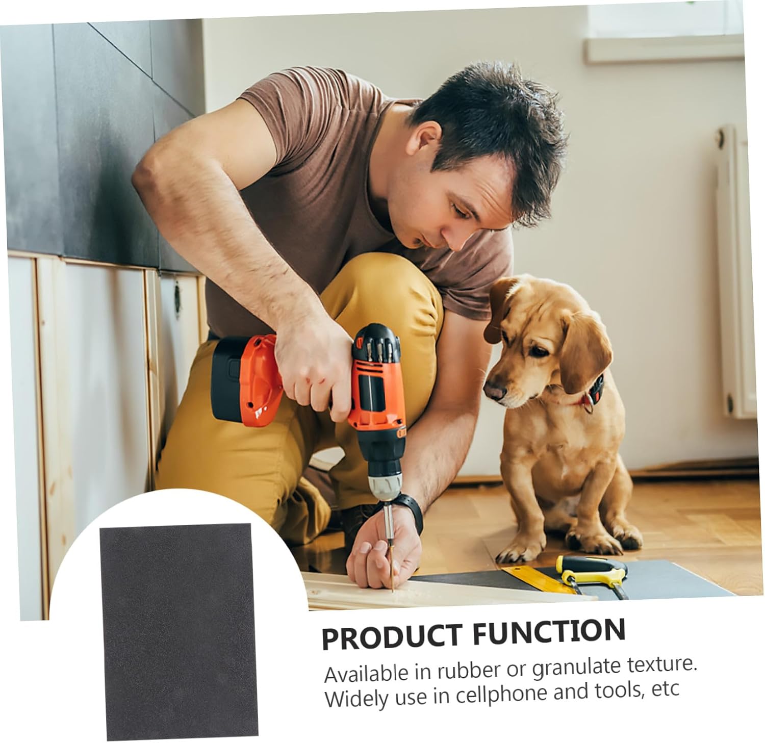 Diy Anti-slip Rubber Grip Material Sheet Ultra-thin Easy to Cut Non-sticky Clean Removal for Enhanced Phones and More