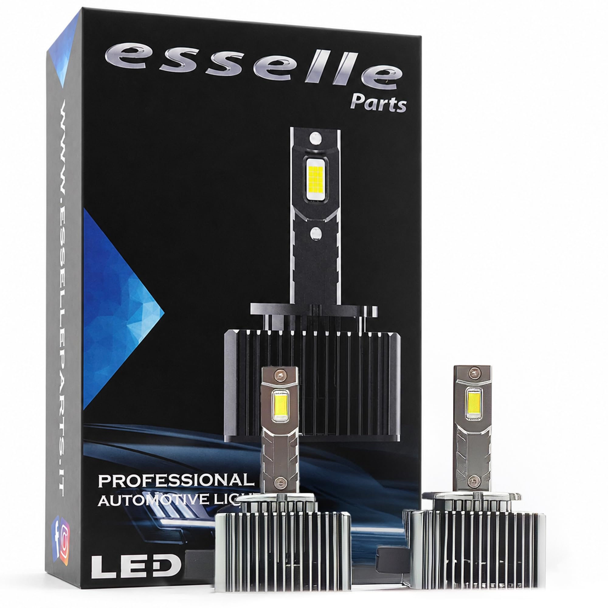 Coppia Lampade D1S LED 12000 Lumen 6000K specifiche per Bmw Serie 4 F32 F36 – Conversione da Xenon a LED Plug & Play Canbus – Luce Bianco Ghiaccio Ultra Potente – 35W CSP Alta Luminosità