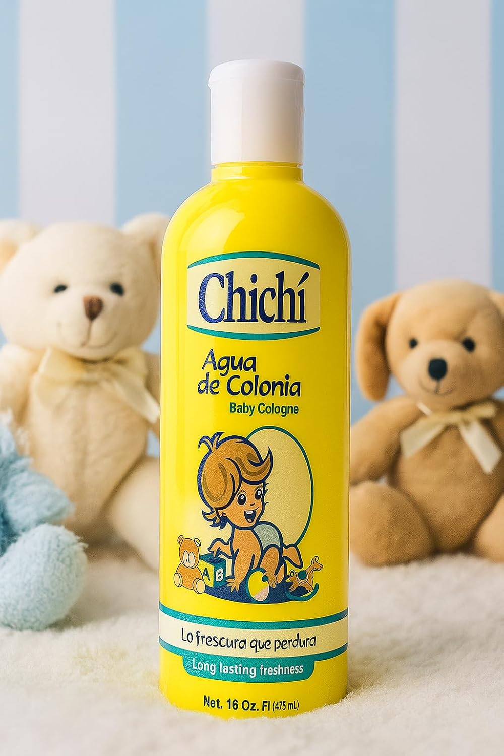 Chichi Baby Cologne – Gentle Fragrance for Babies, Alcohol-Free, 16oz/473ml– Safe for Delicate Skin, Ideal for After Bath