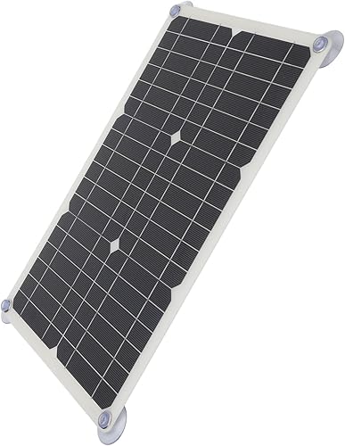 Miniatura 2 de Cargador de batería solar de 18 V 100 W, kit de carga portátil para automóvil, automóvil, motocicleta, barco, controlador USB de 16.5 x 11.0 in