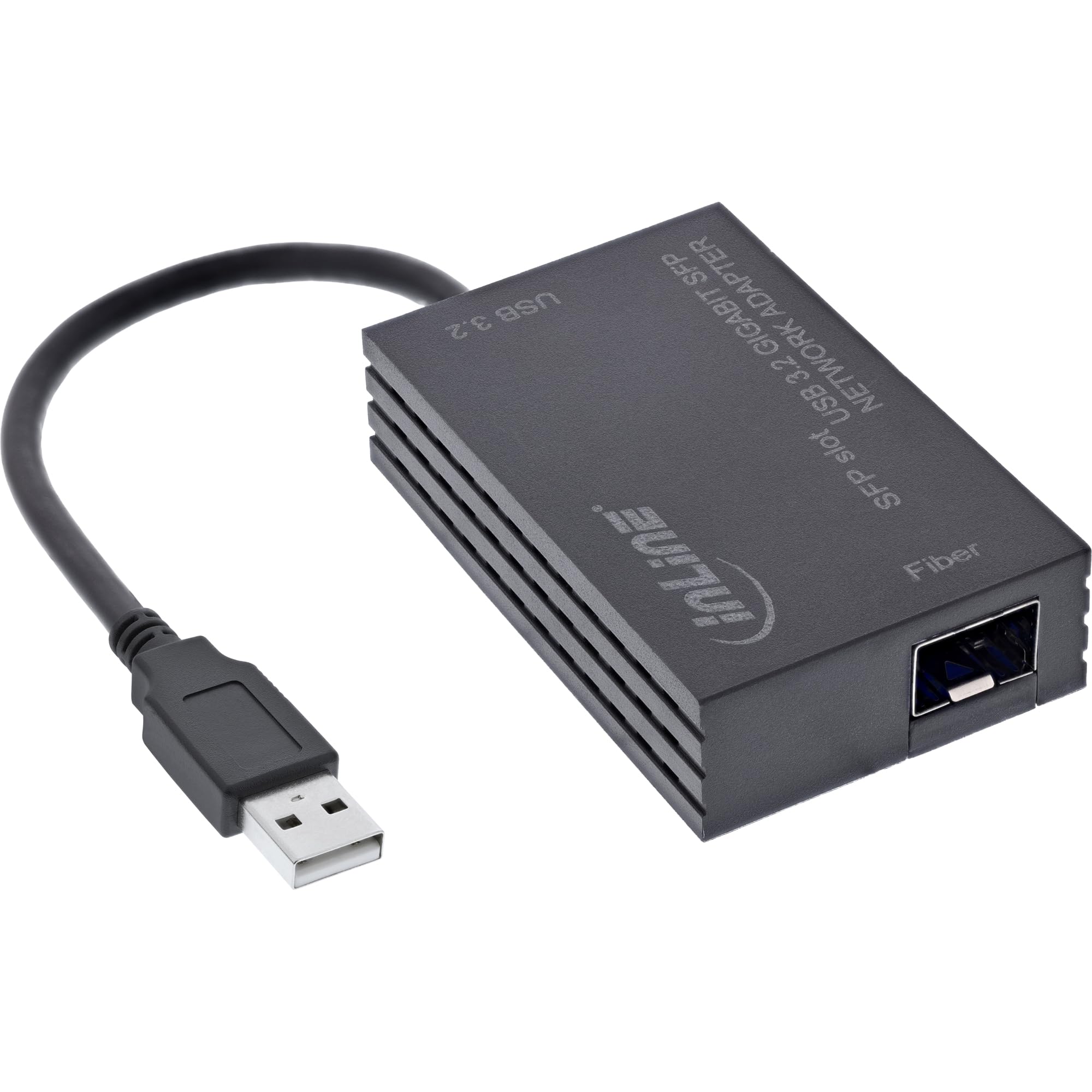 Inline Adattatore di rete da USB-A a SFP per connessioni in fibra ottica Gigabit Ethernet 10/100/1000 Mb/s compatibile con Windows, macOS, Linux, 66659N