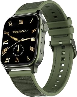 Fire-Boltt Rise Force Smart Watch 1.85” Display, Nylon–Fluoroelastomer Hybrid Strap, Rotating Crown, Bluetooth Calling, Dual Button Control, Metal Bod