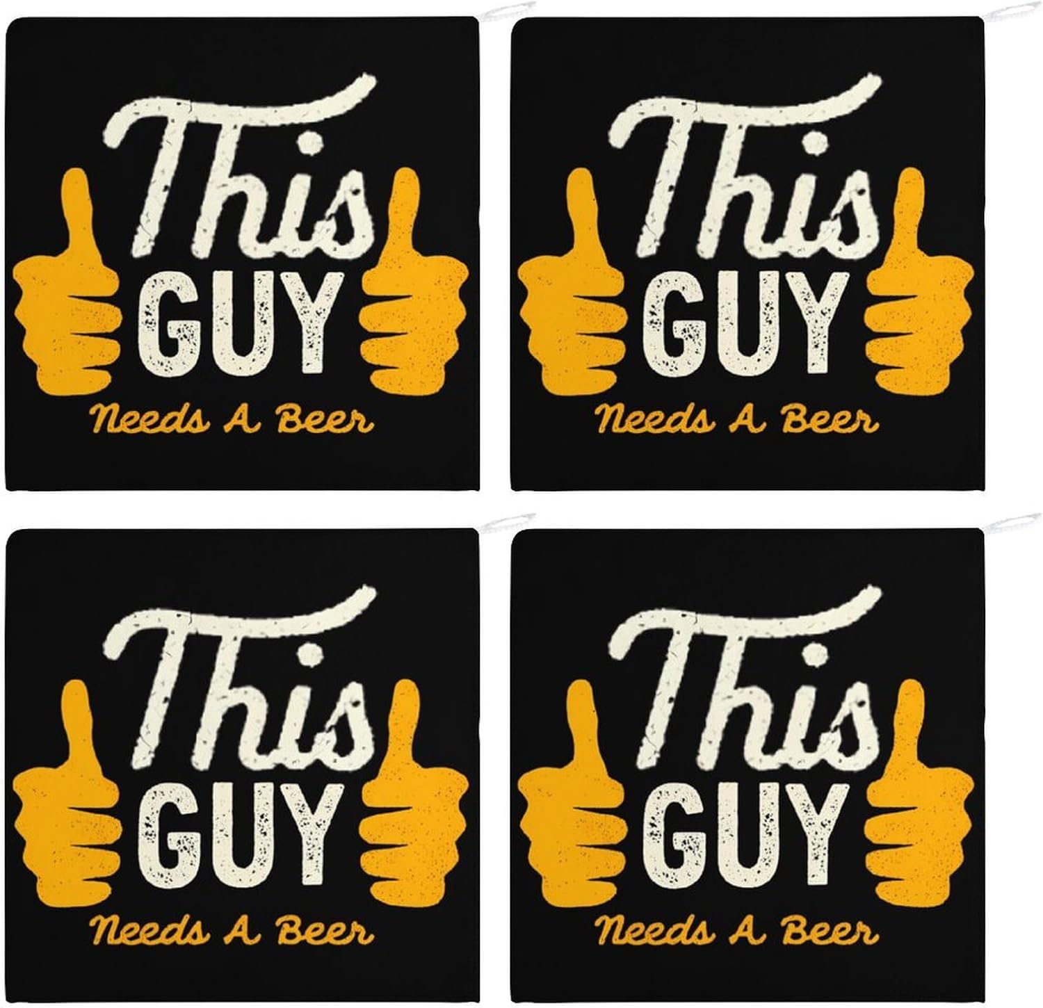 This Guy Needs A Beer Hand Towels for Bathroom Handkerchief | Absorbent,with Hanging Loop,Kitchen Towels,for Home Hotel,Soft