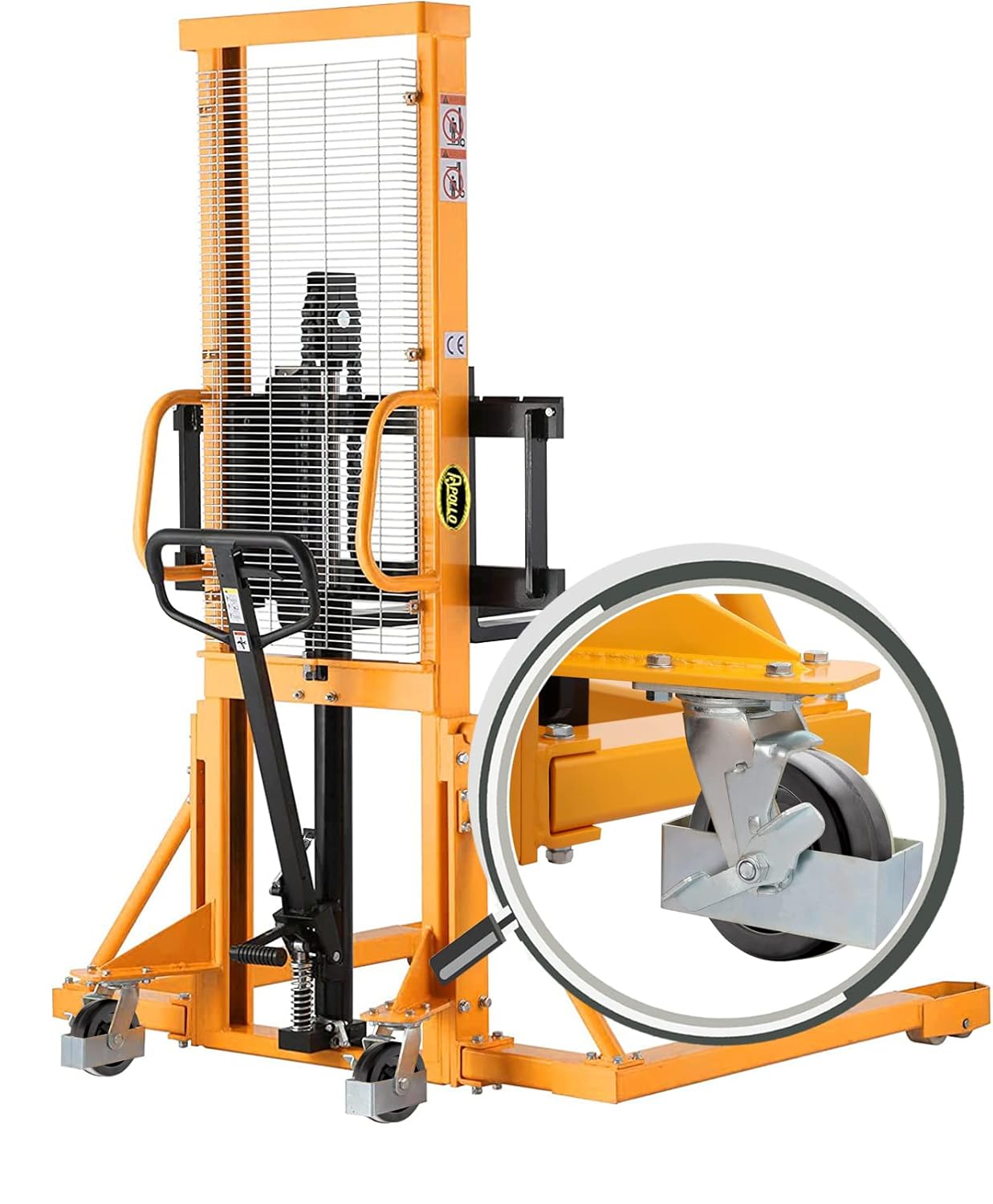 SY America 6"x2" Width 2 Pack Phenolic Wheel w/Rolling Bearing & Steel Bushing 1/2" Axle Diameter Casters Total Capacity 2400 lbs(6 inches Pack of 2)