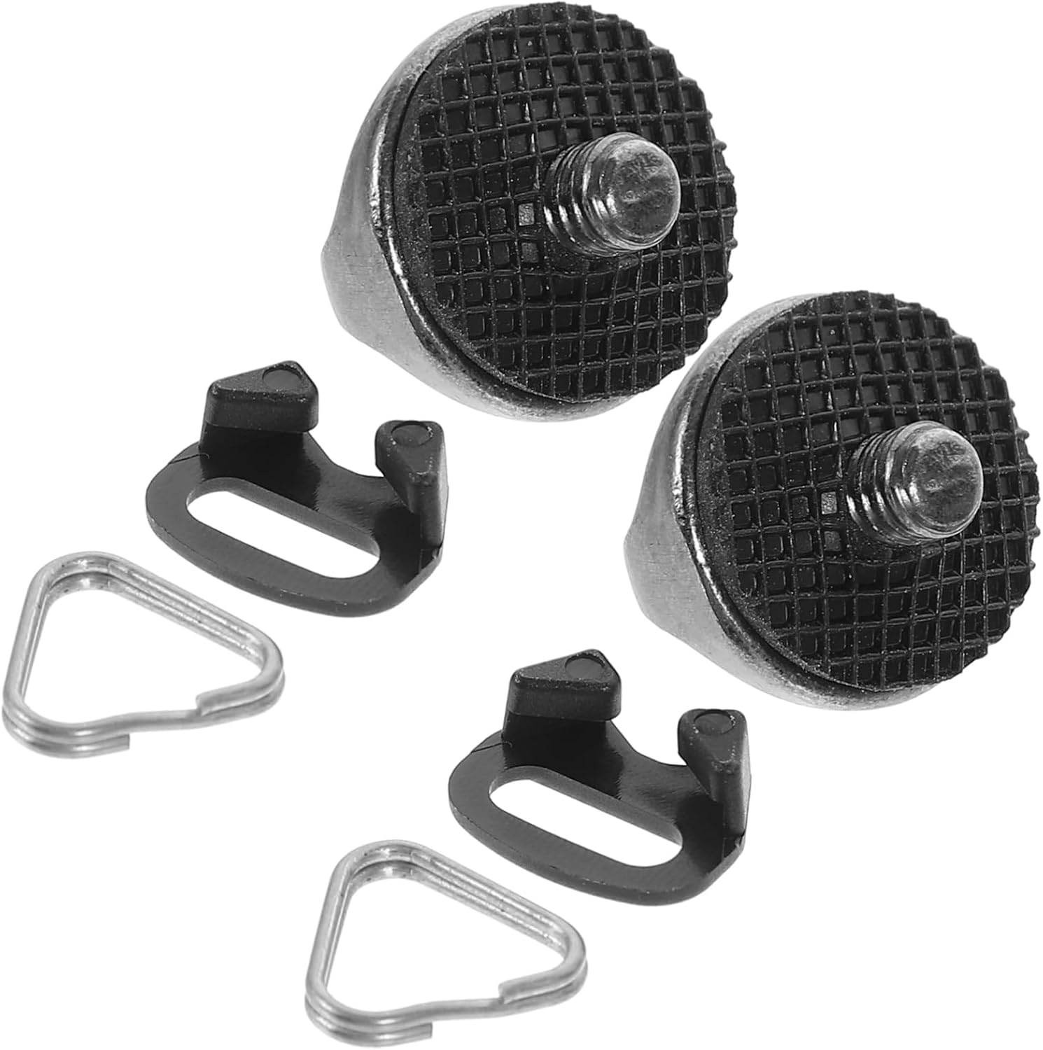 VILLCASE 1set Triangle Hook Camera Screw Neck Strap Holder Safety Screws Compatible and Mirrorless Cameras Lightweight and Practical Strap Accessory