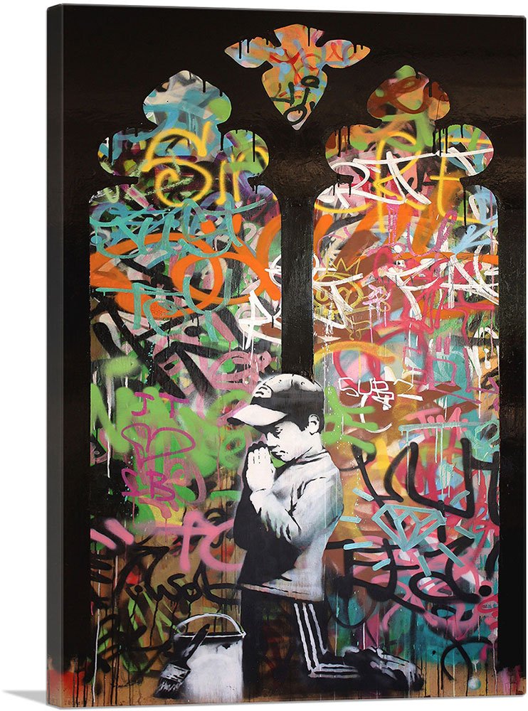 Amazon.com: ARTCANVAS Forgive Us Our Trespassing Canvas Art Print