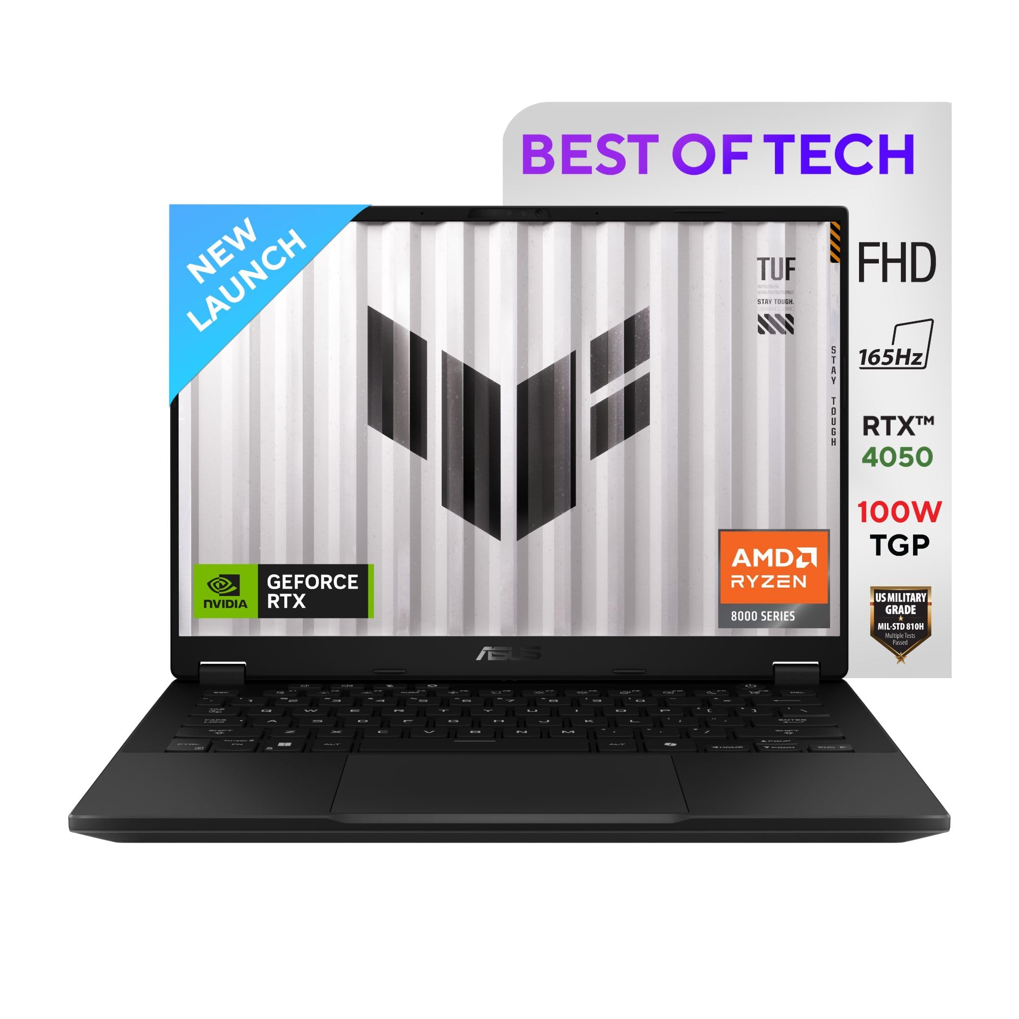 ASUS TUF Gaming, 14" FHD, 165Hz 400 nits, AMD Ryzen 7 8845HS Processor 3.8GHz, Gaming Laptop (16GB RAM/1TB SSD/NVIDIA GeForce RTX 4050/Windows 11/Office 2021//Jaeger Gray/1.46 Kg), FA401UU-RG033WS (B0DBLMFYHK) Amazon Price History, Amazon Price Tracker