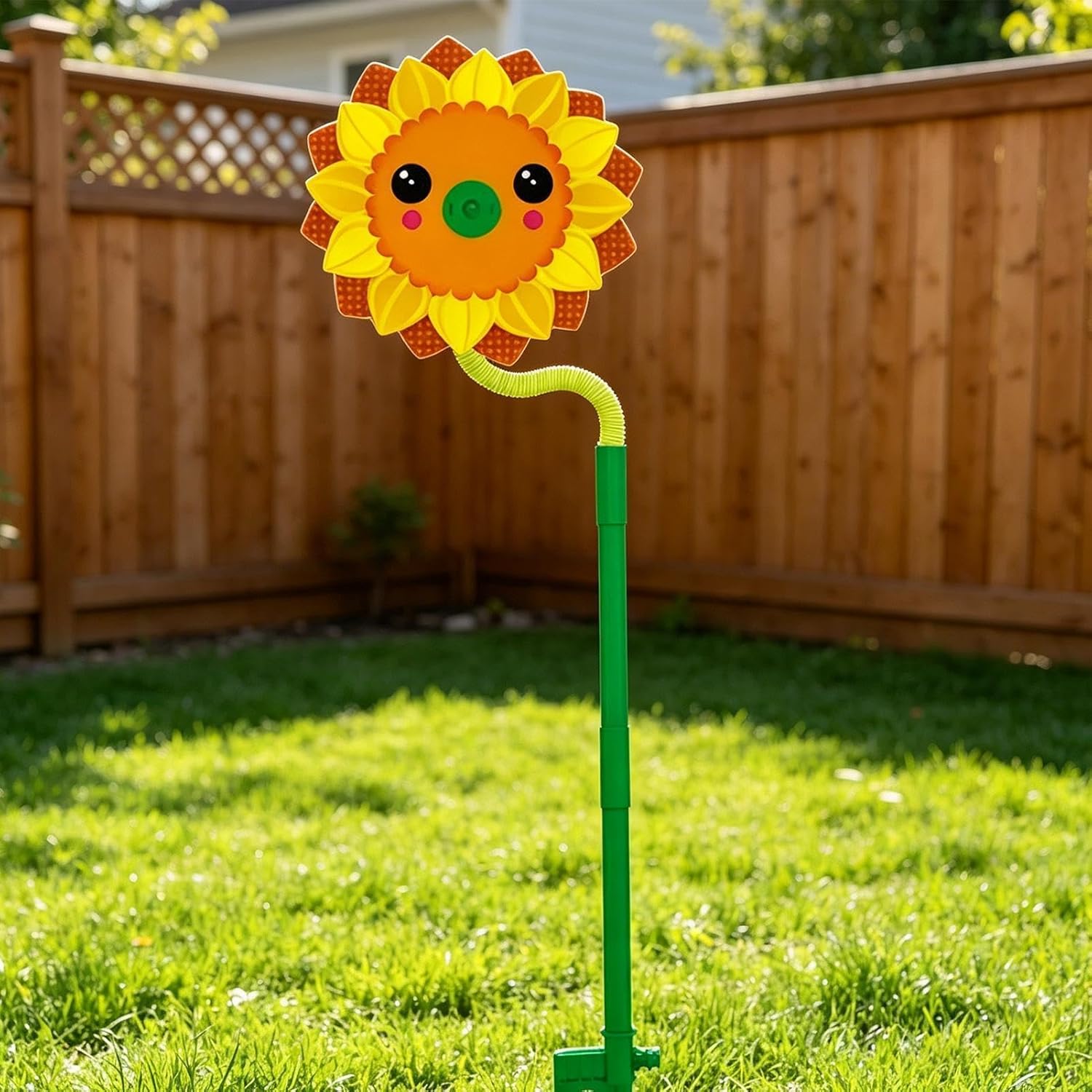 Water Sprinkler - Sunflower Yard Water Sprayer,360° Coverage Sprinkler,for Party Irrigation Backyard Outdoor Lawn Camping Patio Greenhouse