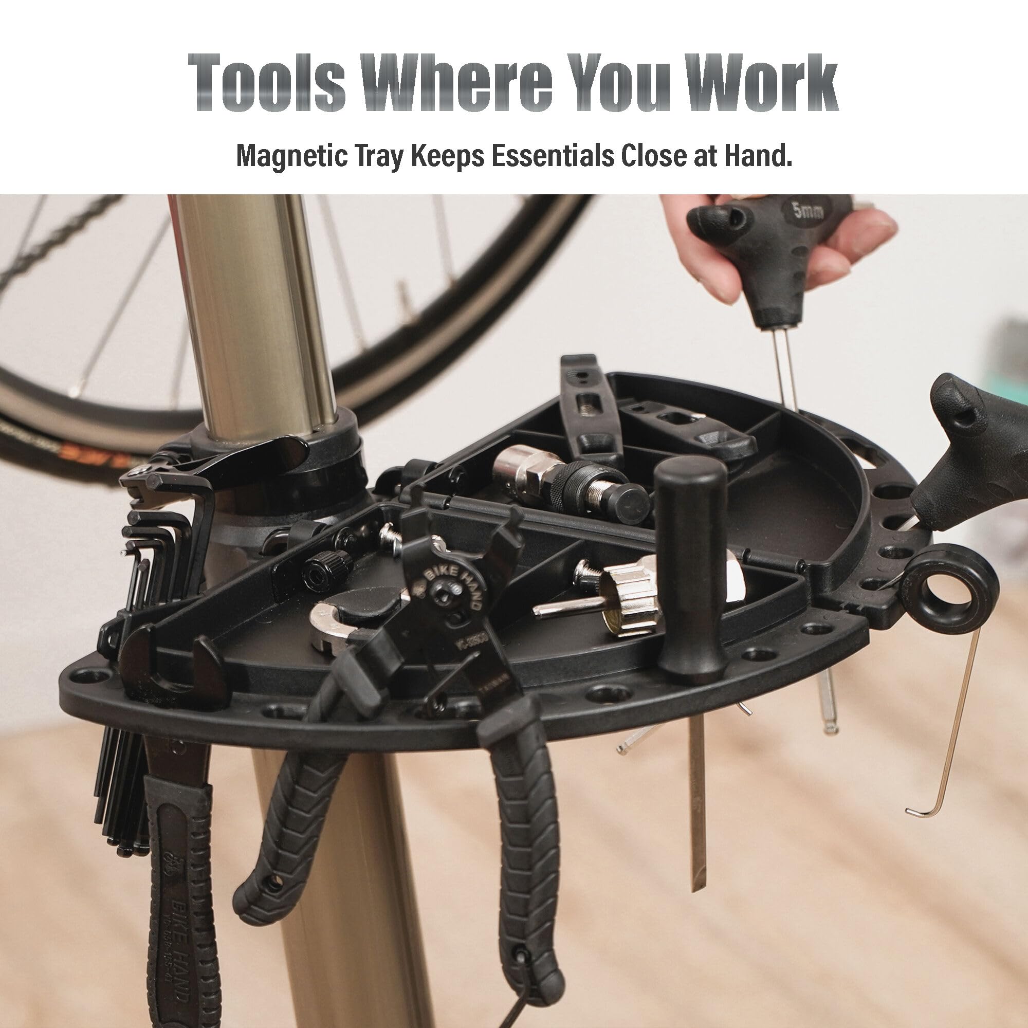 Amazon.co.jp: Bikehand自転車修理スタンド - ホームポータブル自転車