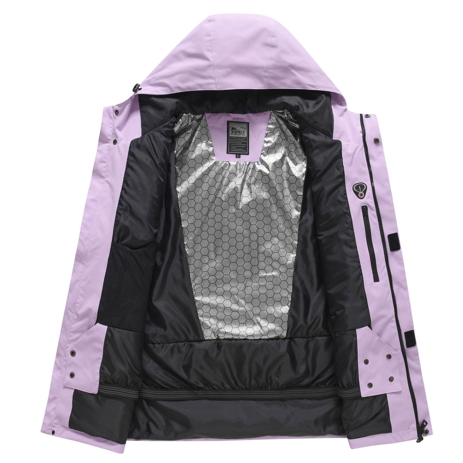 Winterjacke Herren Warm, Winterparka Herren Wasserdicht, Gefütterte Jacke Mit Kapuze Übergangsjacken Mit Taschen Freizeit HerrenjackenThermo Mantel Outdoorjacke Parker Sportjacke Für Männer Alltag