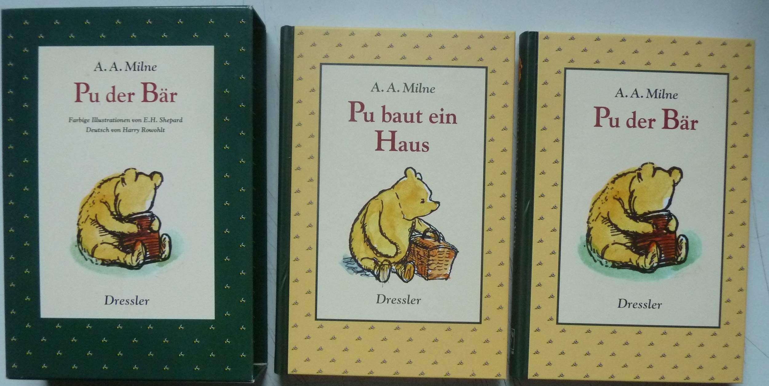 Pu der Bär. Gesamtausgabe: Zweibändige farbige Gesamtausgabe im Schuber