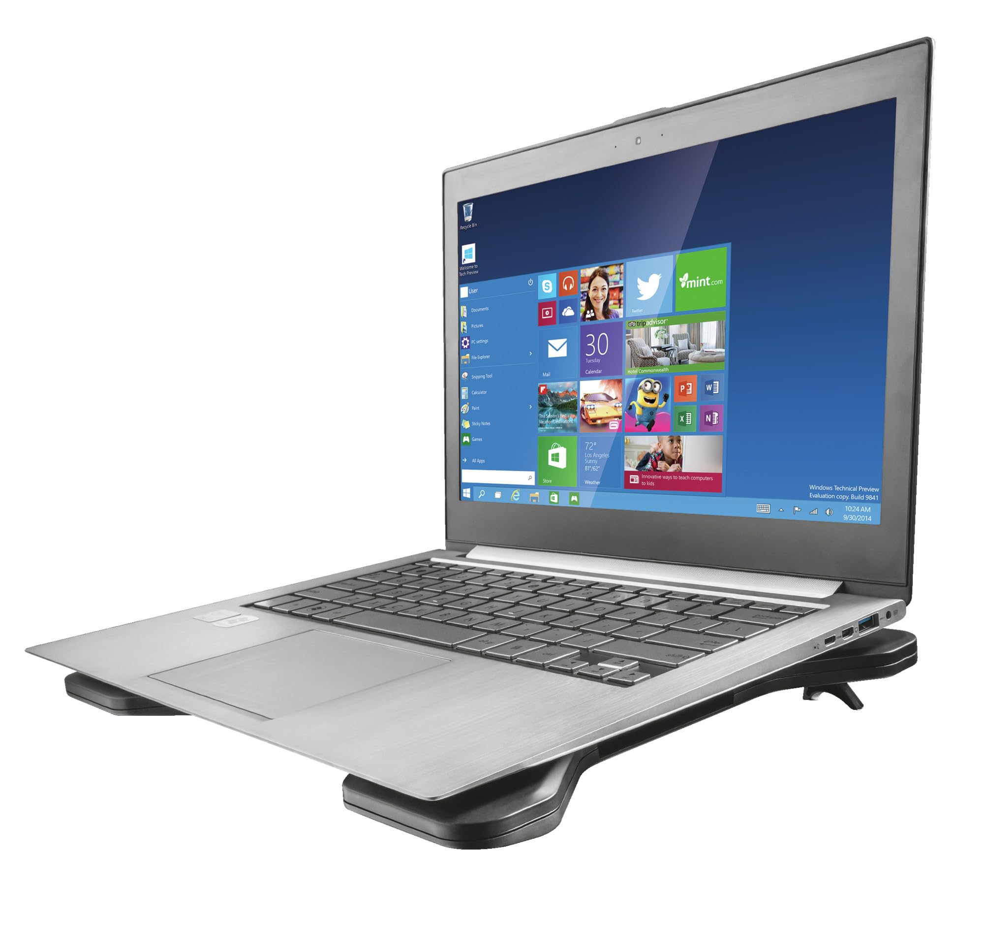 Trust Breeze Base di Raffreddamento per Laptop con 2 Ventole