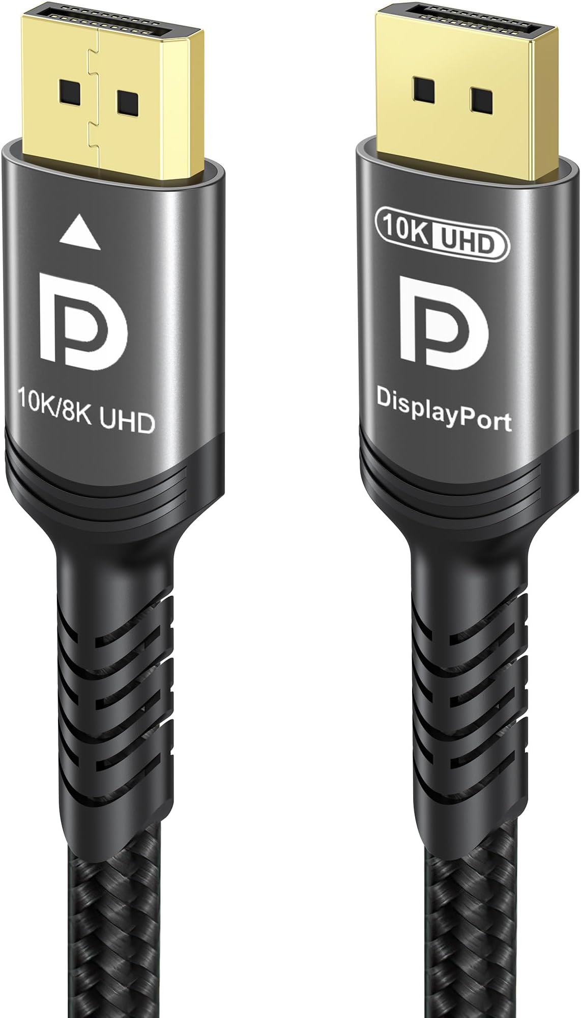 โ Ubluker 10K 8K DisplayPort 2.1 Cable 54Gbps 2M, Certified DP to DP Cord 4K 240Hz 165Hz 144Hz 120Hz 10K 8K 120Hz Nylon Braided UHBR HDCP2.3 FreeSync G-Sync RTX5090 Gaming Monitor PC Projector