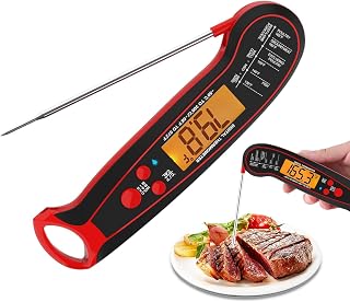 Digital Meat Thermometer with Instant Reading, Instantly Readable Thermometer for Cooking - Meat Thermometer Waterproof Food Thermometer | Calibration of Baked Kitchen Thermometers