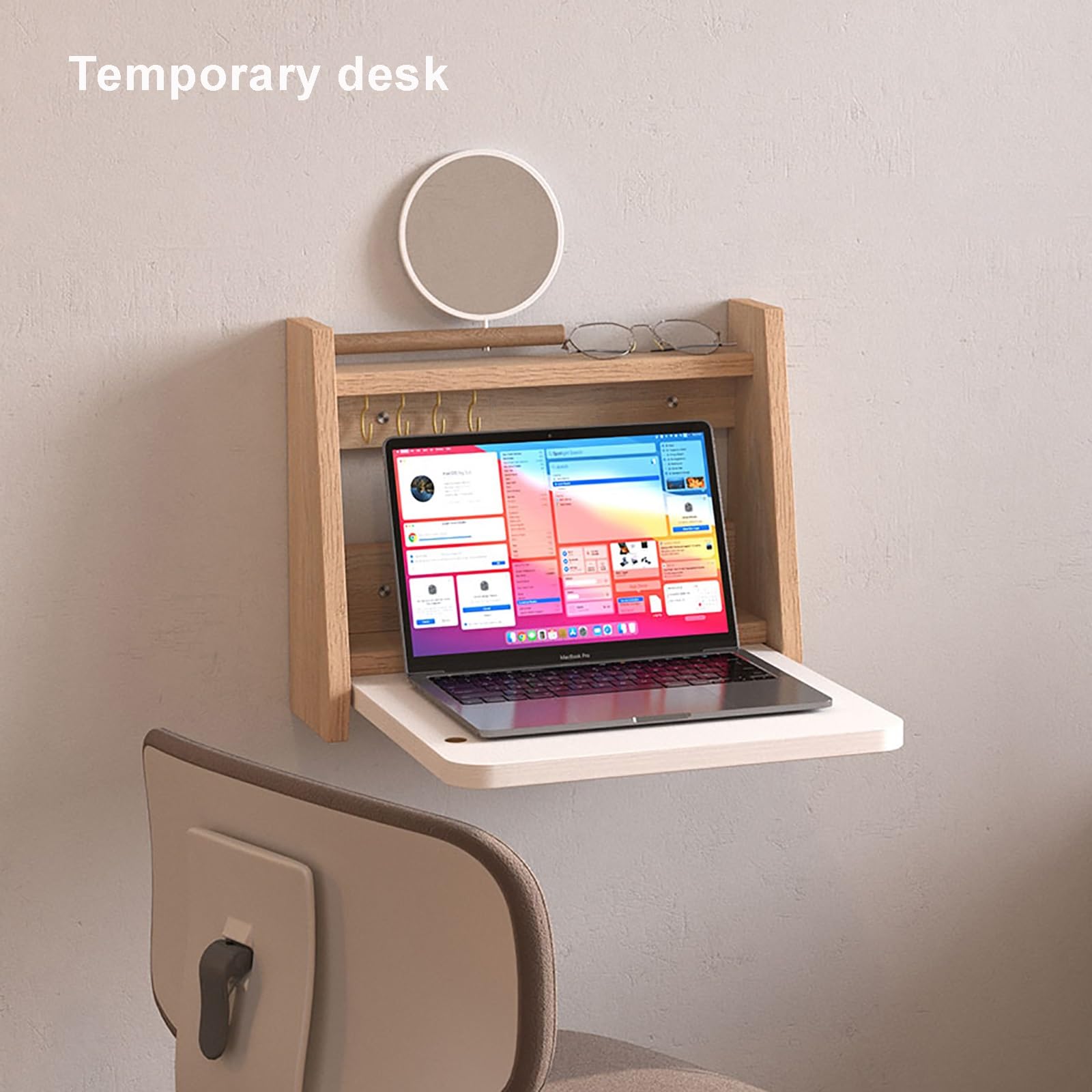 Table À Manger Rabattable Murale En Bois Table À Abattant Pour Cuisine Bureau D'ordinateur