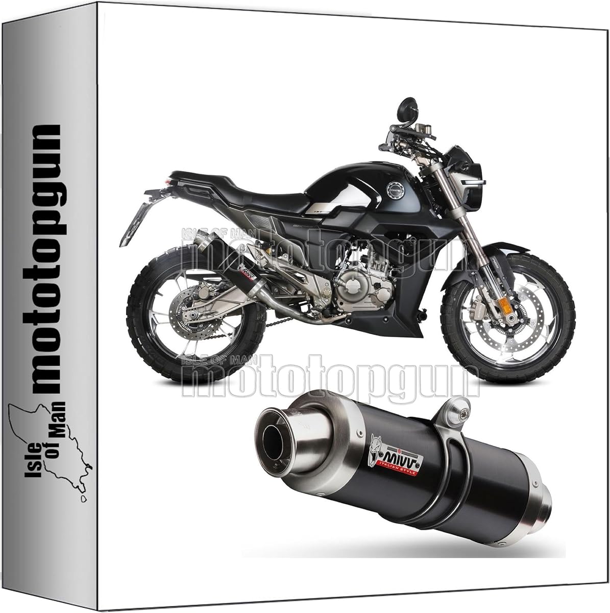 MIVV GP Linea Completa catalizado (homologado) — Zontes G1-125 (2023-2024)