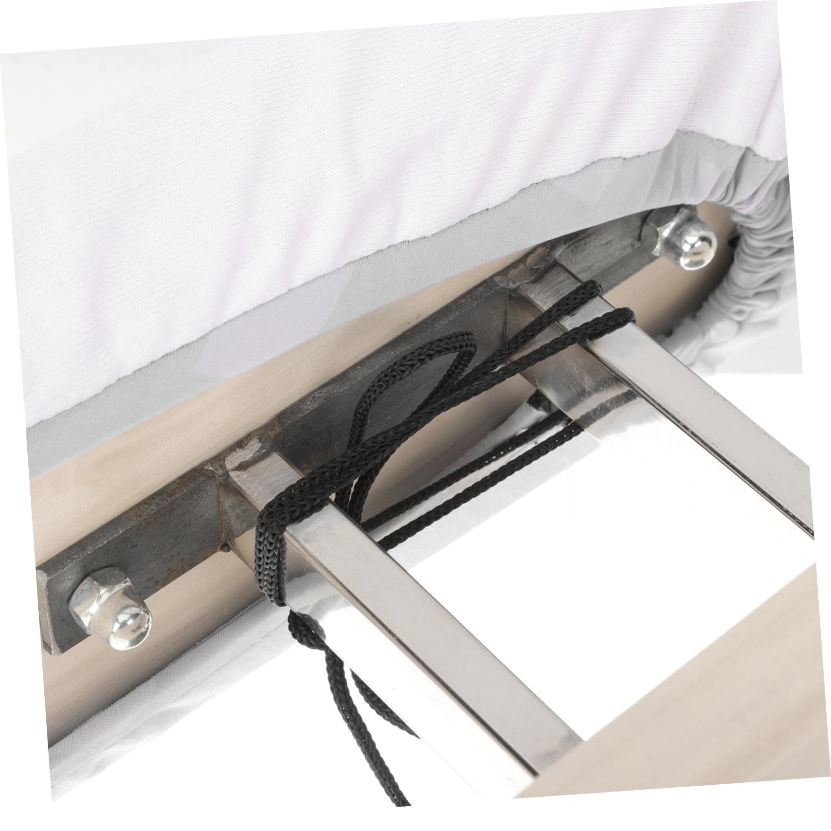 Mikinona Tabla de Planchar de Madera Almohadilla de Color Claro para Ropa, Soporte Compacto y Diseño Razonable para Uso Doméstico y Prendas Delicadas