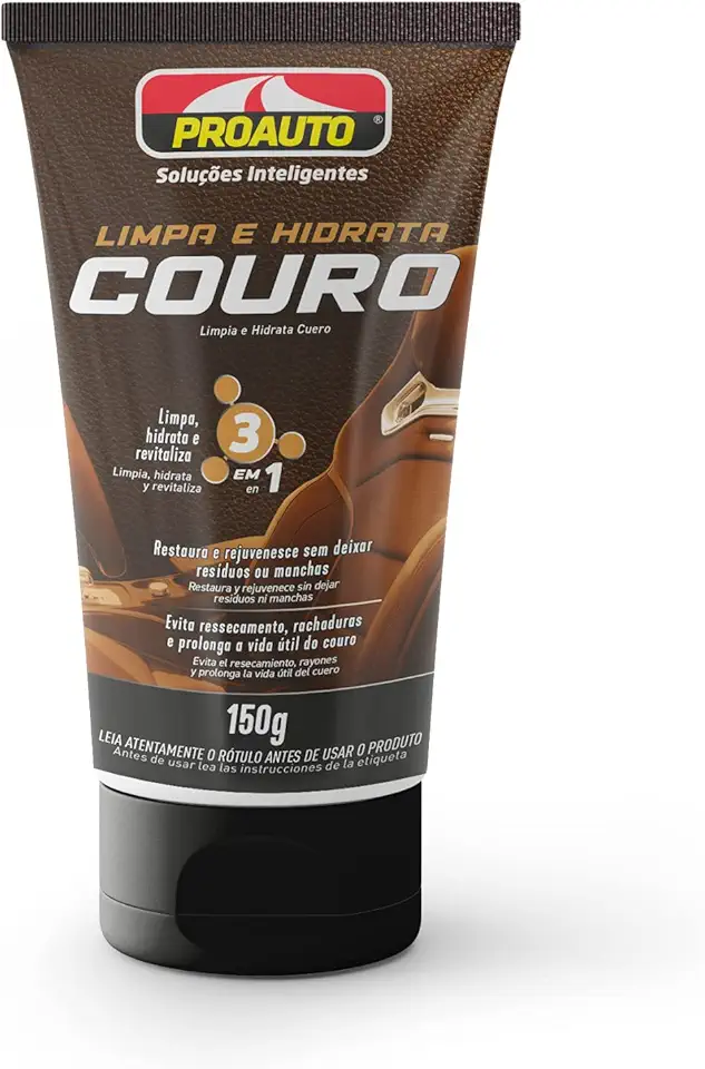 Proauto Limpa e Hidrata Couro 150 g