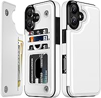 Vista 618 de LETO para iPhone 15 Pro Funda tipo cartera - Tapa tipo folio con patada - Diseños de moda - Tarjetero - Funda protectora para mujeres y niñas - 6.1