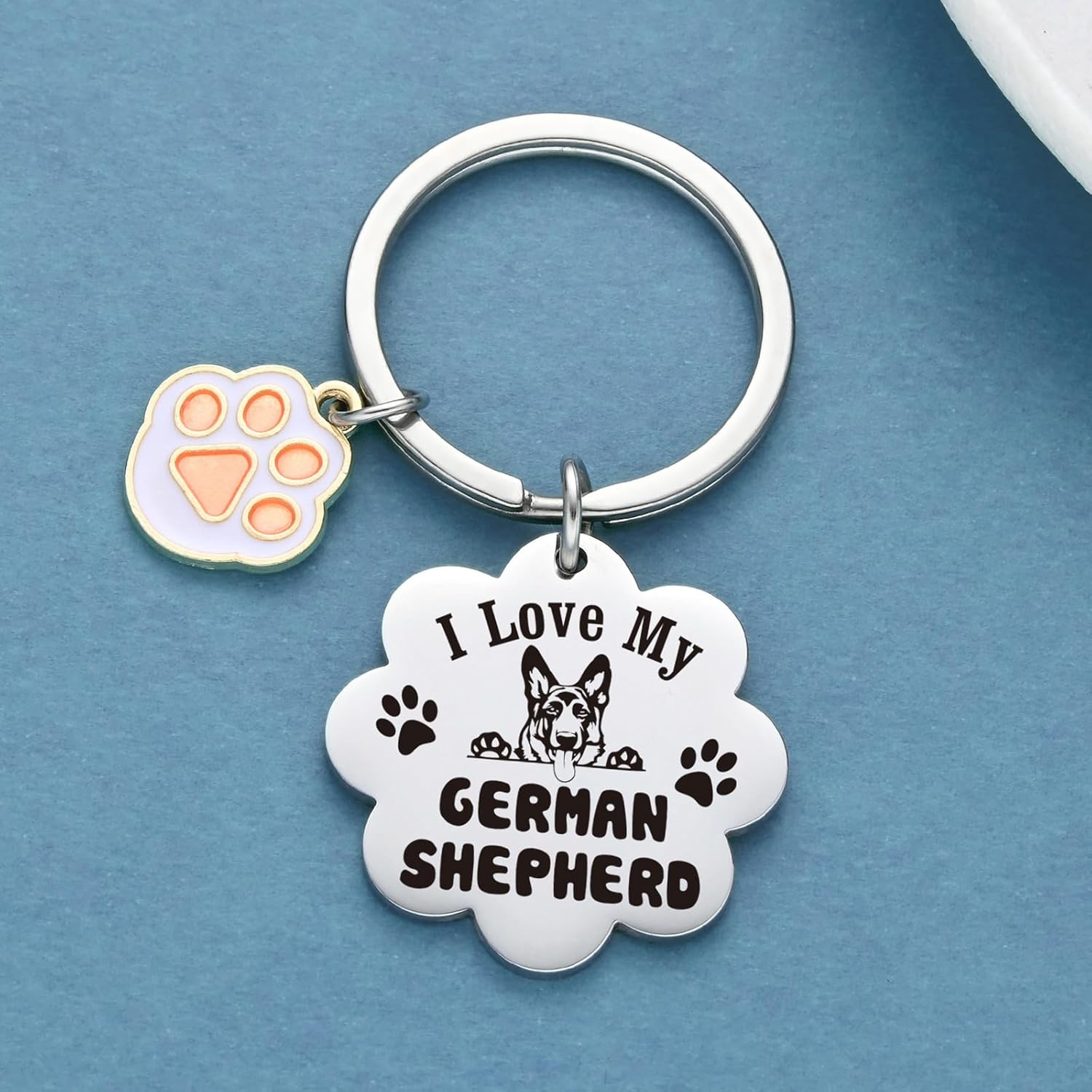 German Shepherd Keychain For German Shepherd Mom Gifts Dog Keychain For Dog Lover Owner Jewelry - Image 4