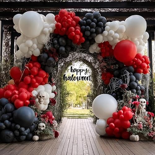 Miniatura 6 de Black Balloons-Double Stuffed Black Balloons Different Sizes Latex Premium Black Balloon Garland Matte Black balloon Arch Kit for Birthday